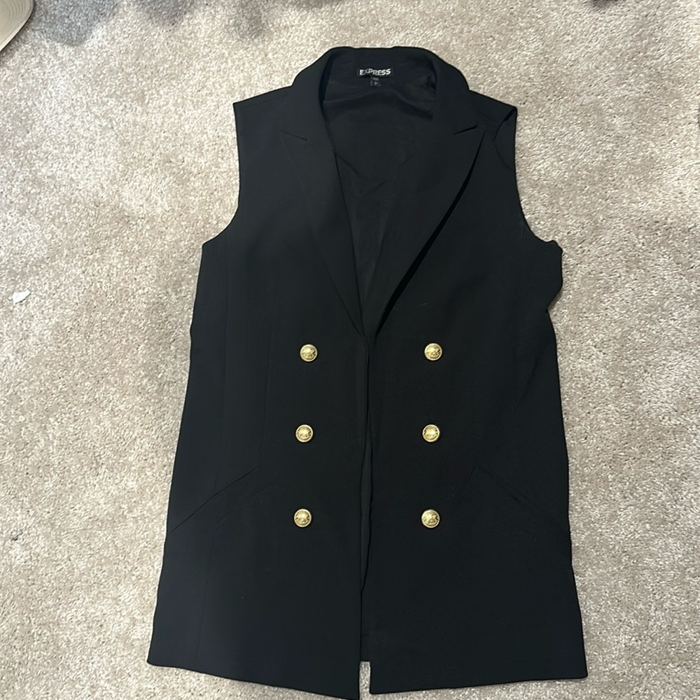 Black Express Brand vest